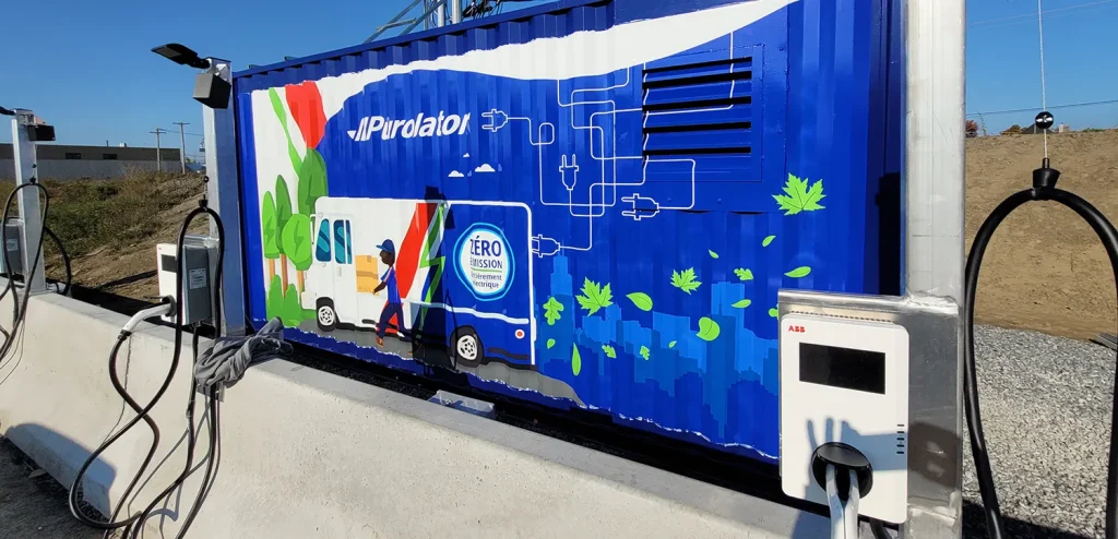 Electric Charge Station Container Wrap